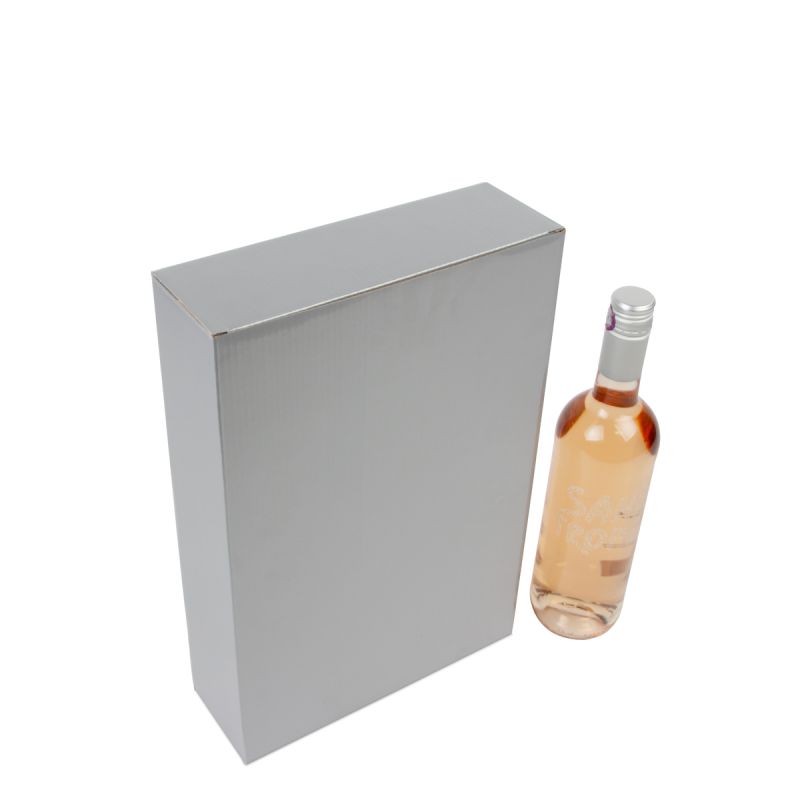 Cardboard wine bottle boxes